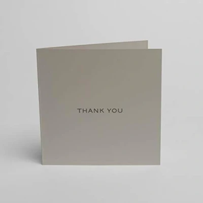 Image of Blake Note Cards Indigo Thank You Pale Grey with Dark envelopes 150mm x Pack of 5