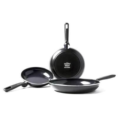 Image of GreenPan Memphis Non Stick 20cm, 24cm &amp; 28cm Frying Pan Set