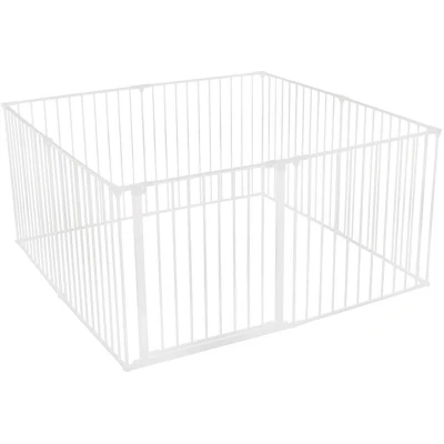 Image of Safetots Play Pen White 144cm x 144cm, Baby Playpen, Den for Toddlers, Large Easy Installation