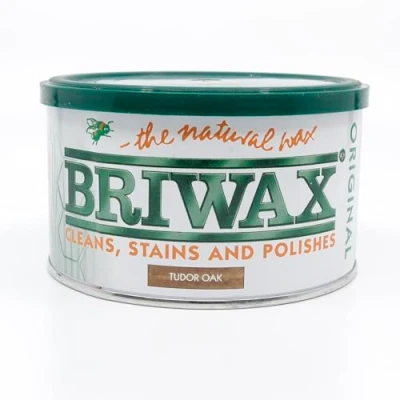 Image of Briwax Original Tudor Oak Wax Polish 400g (Japanese Labelled Version) Same UK Product Inside Furniture Cleans, Stains and Polishes