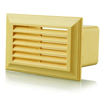 Image of Blauberg UK Decor 81X136 Cotswold Stone Flat Plastic Duct Air Brick Wall Grille 110x54mm Cotswold,