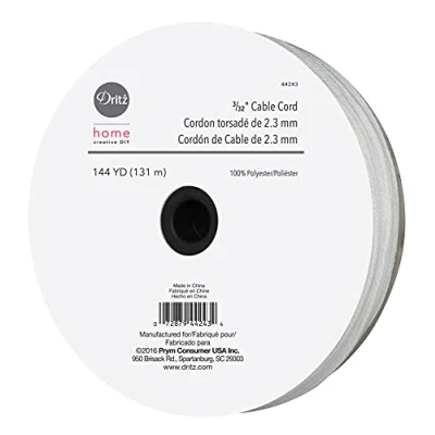 Image of Dritz Cable Cord 3/32 x 144yd, White
