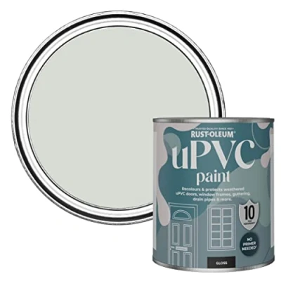Image of Rust Oleum Grey uPVC Door and Window Paint In Gloss Finish Winter 750ml