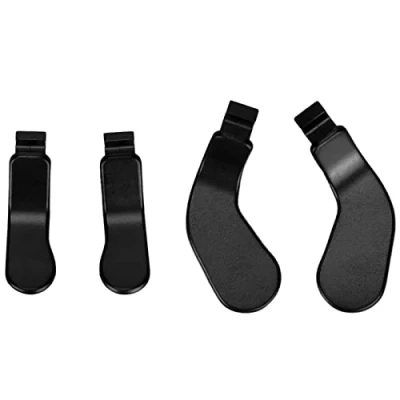 Image of 4PCS Controller Paddles, Stainless Steel Paddles Replacement Parts for Xbox One Elite Series 2 Model 1797(black)