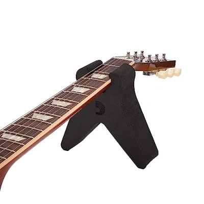Image of D&#039;Addario Universal Guitar Neck Rest Provides Support for Maintenance, Set Ups, Restringing Turn Any Flat Surface Into A Stand