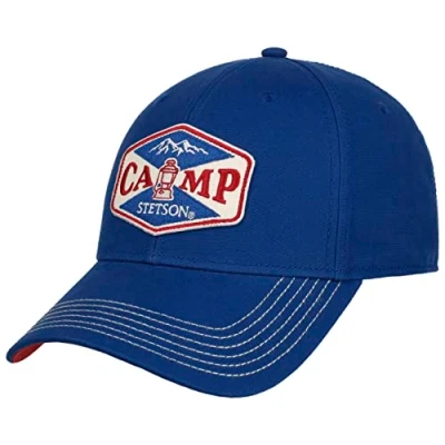 Image of Stetson Camp Baseball Cap Men Strapback Winter Autumn Spring Summer One Size Blue