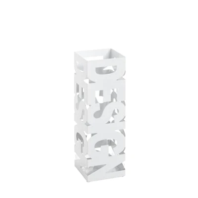 Image of HAKU Mobel Umbrella Stand White, Metal Size: W 16 cm X H 48 D cm, Style: Modern