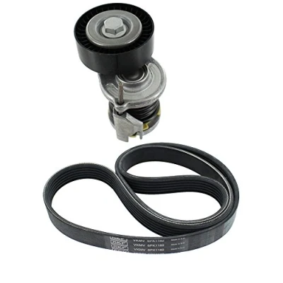 Image of 7700738035, 7701474950 V ribbed belt set SKF VKMA 31012 VOLKSWAGEN: Polo IV Hatchback, SKODA: Fabia I Hatchback