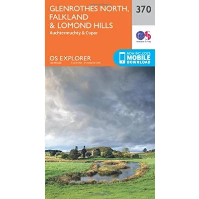 Image of Explorer 370 Glenrothes North, Falkland &amp; Lomond Hills Map With Digital Version