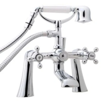 Image of Iflo Tatton Bath Shower Mixer Tap Brass 604606