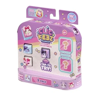 Image of Clickeez: Multipack Includes 5 Clickable Keyboard Collectibles! 70 Characters To Find, Cute Themes &amp; Rare Surprises Girls Gifts and Collectables Ages 6+