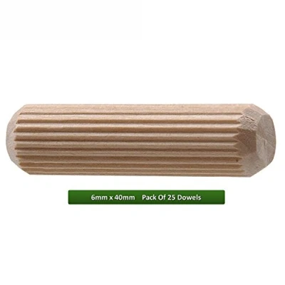 Image of Fort Fasteners Wooden Dowel 6mm x 40mm Pack of 25