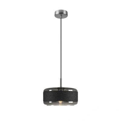 Image of SLV Pantilo Rope 27 hanging light, silver coloured, steel, Ø cm
