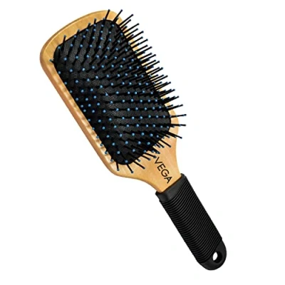 Image of Vega Premium Collection Hair Brush Paddle Wooden 1 Pcs