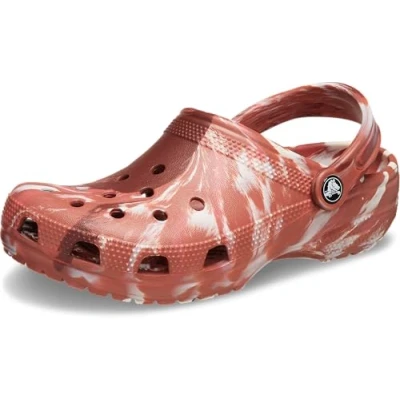 Image of Crocs Womens Marble Breathable Slip On Clogs Sandal