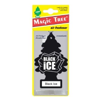 Image of Magic Tree Car &amp; Home Hanging Air Freshener Black Ice