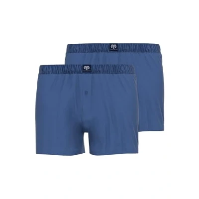 Image of Ceceba Men&#039;s Shorts 2er Pack Boxer, Blau (Midnight Blue 6979), XX Large (Size : 8) (Pack of 2)