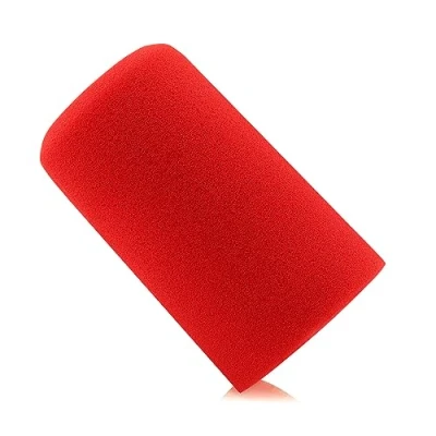 Image of LEFXMOPHY SM7B Windscreen for Shure SM7dB Vocal Microphone RK345 Replacement Pop filter, Noise cancellation Windsock Cover Red Foam