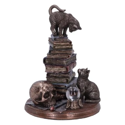 Image of Nemesis Now Feline Scholars 18.5cm, Resin, Cast in the Finest Expertly Hand Painted