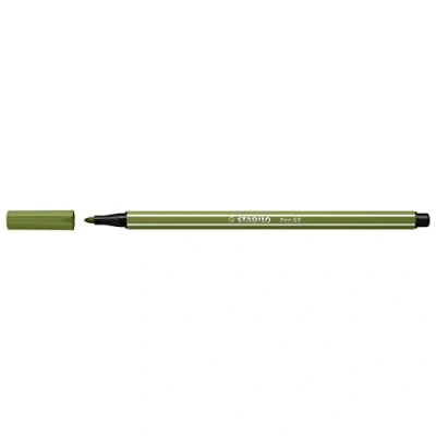 Image of Premium Fibre Tip Pen STABILO 68 Pack of 1 Moss Green