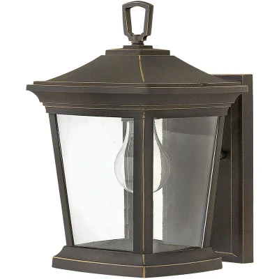 Image of Bromley 1 Light Outdoor Small Wall Lantern Bronze IP44, E27