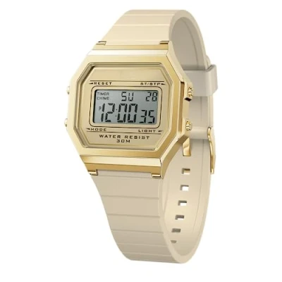 Image of ICE WATCH digit retro Almond skin Women&#039;s wristwatch with plastic strap 022062 (Small)