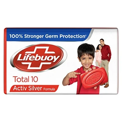 Image of Lifebuoy Total 10 Bar Soap 125g (Pack of 2)