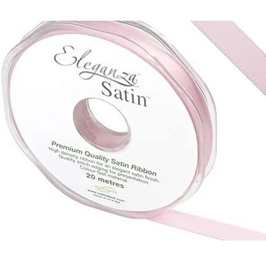Image of ELEGANZA Double Faced Satin 10mm x 20m Fashion Pink No.22, 10 mm 20 m