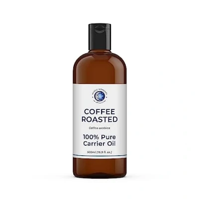 Image of Mystic Moments Coffee Roasted Carrier Oil 1 Litre Pure &amp; Natural Perfect For Hair, Face, Nails, Aromatherapy, Massage and Dilution Vegan GMO Free