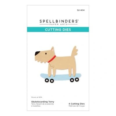 Image of Spellbinders S2 404 Skateboarding Terry Etched Dies from The Out and About Collection