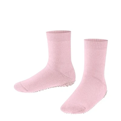 Image of FALKE Unisex Kids Catspads K HP Cotton Wool Grips On Sole 1 Pair Grip socks, Pink (Thulit 8663), 12 2.5