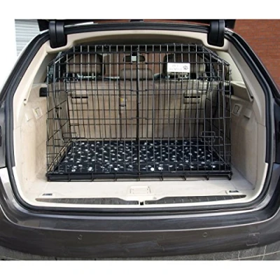 Image of Pet World UK Compatible For BMW 5 Series Touring Dog Puppy sloped Car travel training carrier crate,cage,(large)