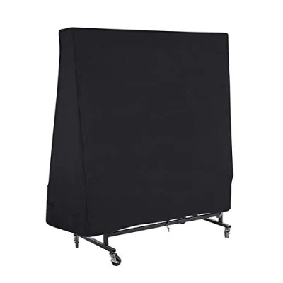 Image of Table Tennis Cover Waterproof Outdoor, Windproof, Anti UV, Heavy Duty Rip Proof Oxford Fabric Ping Pong Cover, Indoor/Outdoor,Blue