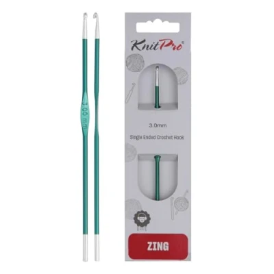 Image of KnitPro KP47465 Crochet Hook: Single Ended: ZING: 3.00MM, Assorted, 3mm