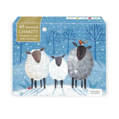 Image of Museums &amp; Galleries Charity Christmas Cards Assorted Festive Designs Eco Friendly and Recyclable Pack of 40