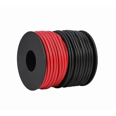 Image of TUOFENG 16 AWG Wire, 20 m Silicone Wire Soft and Flexible Tinned Copper High Temperature Resistance 2 Separated Wires 10 Black Red Stranded for 3D Printer, Test Leads,RC appli