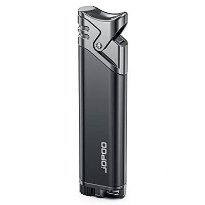 Image of Butane Refillable Cool Windproof Cigar Cigarette Gas Jet Lighter for Smoking (Sold without Gas)