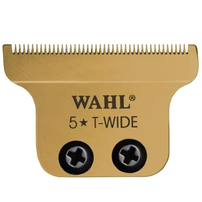 Image of Wahl Professional Gold T Wide Blade for The 5 Star Series Detailer Li Trimmer, Barbers and Stylists Item 2215 700