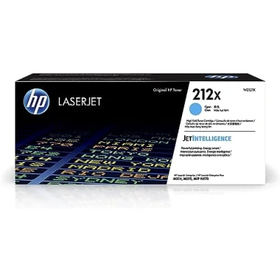 Image of HP W2121X 212X High Yield Original LaserJet Toner Cartridge, Cyan, Single Pack