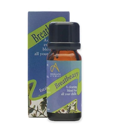 Image of Absolute Aromas Breatheasy Essential Oil Blend 30ml Pure, Natural, Undiluted Blends for Aromatherapy and Diffusers