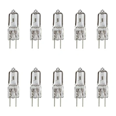 Image of Pack of 10 x BELL 04100 20 Watt Halogen Capsule Light Bulbs M47 G4 2700K 160lm 12 Volt+ FREE LED Keyring Torch