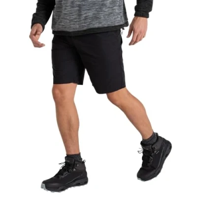 Image of Craghoppers Mens Brisk Water Repellent Hiking Shorts, Black, 38W EU