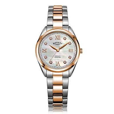 Image of Rotary Two Tone Rose Gold PVD Watch LB05112/41/D