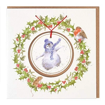 Image of Wrendale Designs &#039;Winter Wonderland&#039; Christmas Decoration Card