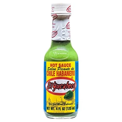 Image of El Yucateco Salsa Picante de Green Chile Habanero Hot Sauce 120ml