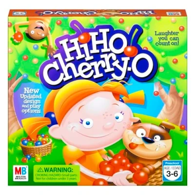 Image of Hasbro Gaming Hi Ho Cherry O Board Game Preschool Games for Kids 2 4 Players Girls &amp; Boys Ages 3+ (Amazon Exclusive)