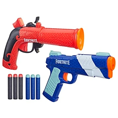 Image of Nerf Fortnite Dual Pack Includes 2 Blasters and 6 Elite Darts