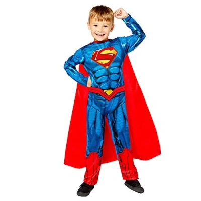 Image of (PKT) (9910128) Child Boys Sustainable Superman Costume (8 10yr)