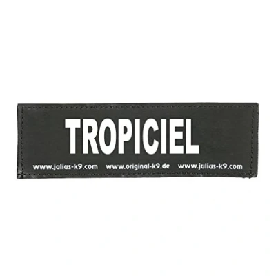 Image of Interchangeable Patches, 1 pair, TROPICIEL, Size: Small, Black