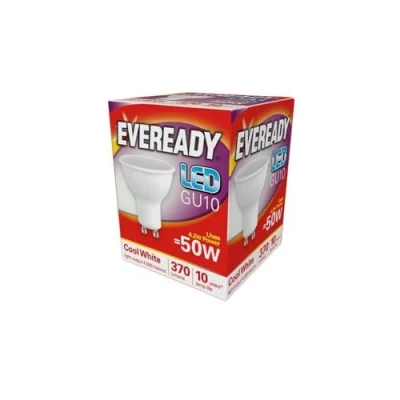 Image of EVEREADY GU10 LED 5W = 50W Cool White 4000K 370LM …